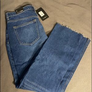 Fashion Nova High Rise Boyfriend Jeans *With Tags*